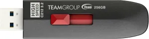 TEAMGROUP C212 Extreme Speed 256GB 1000/800MB/s USB 3.2 Gen 2 Easy Push-and-Pul Flash Thumb Drive External Data Storage Memory Stick Compatible with Computer/Laptop/PS4 PS5 TC2123256GB01