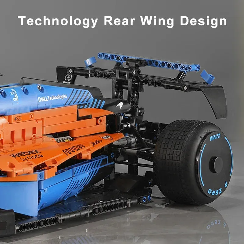 Tech McLaren MOC Formula 1 Racing Car Bricks Toys