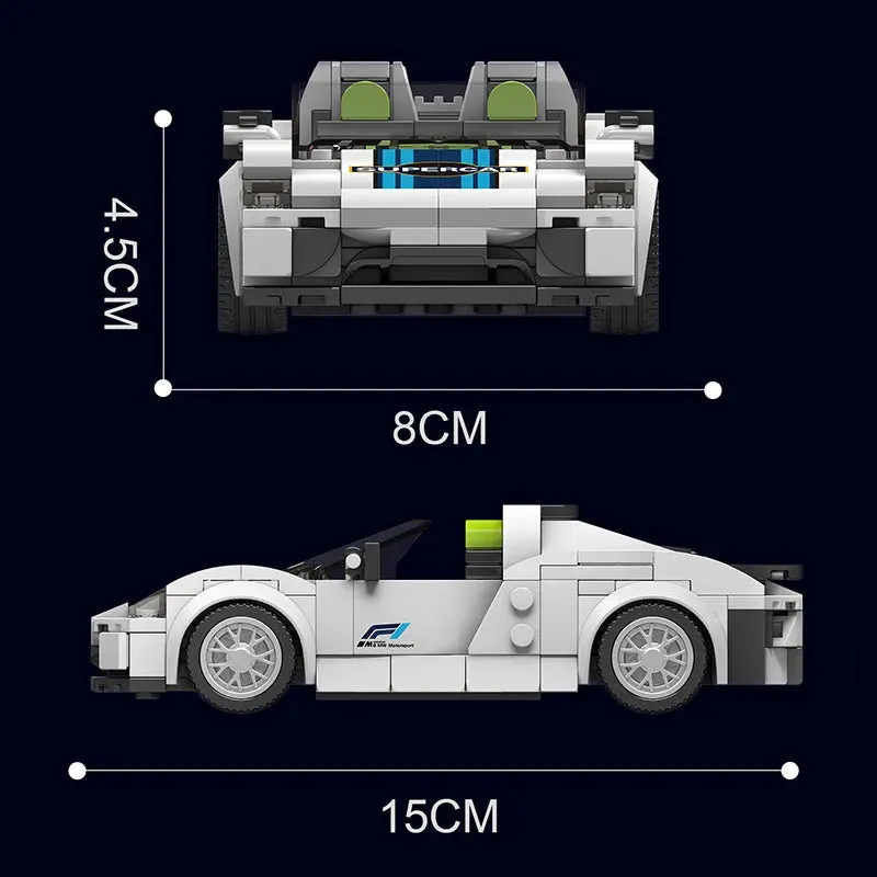 Tech Mini Porsche 918 Speed Champions Bricks Toy