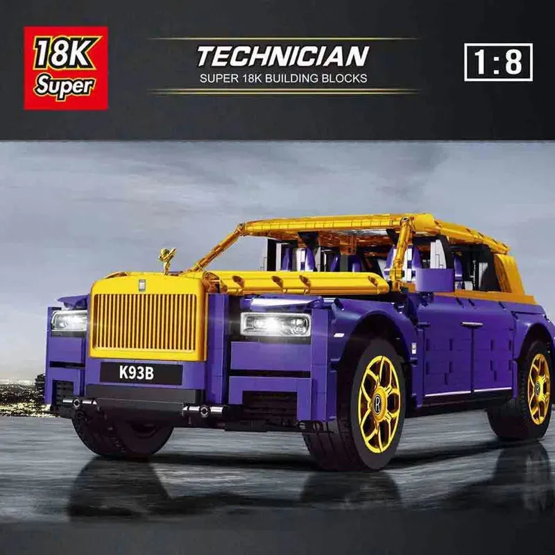 Tech MOC Luxury Classic Car RR Cullinan Bricks Toy K93B