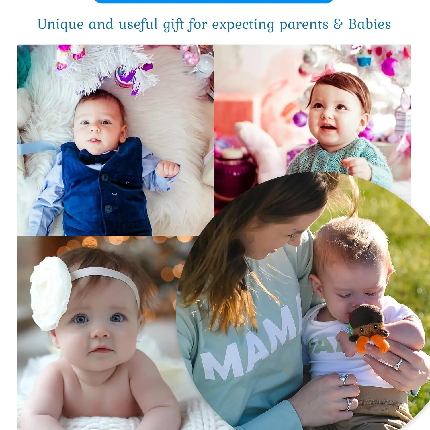 Teething Ring for Babies 0-6 8 10 12 Months | Cute Soft Moose Animal Teething Toys & Gloves | Baby Teething Relief Toy Pack | Infant Chew Toys for 3-6 Months, 1 2 3 Years