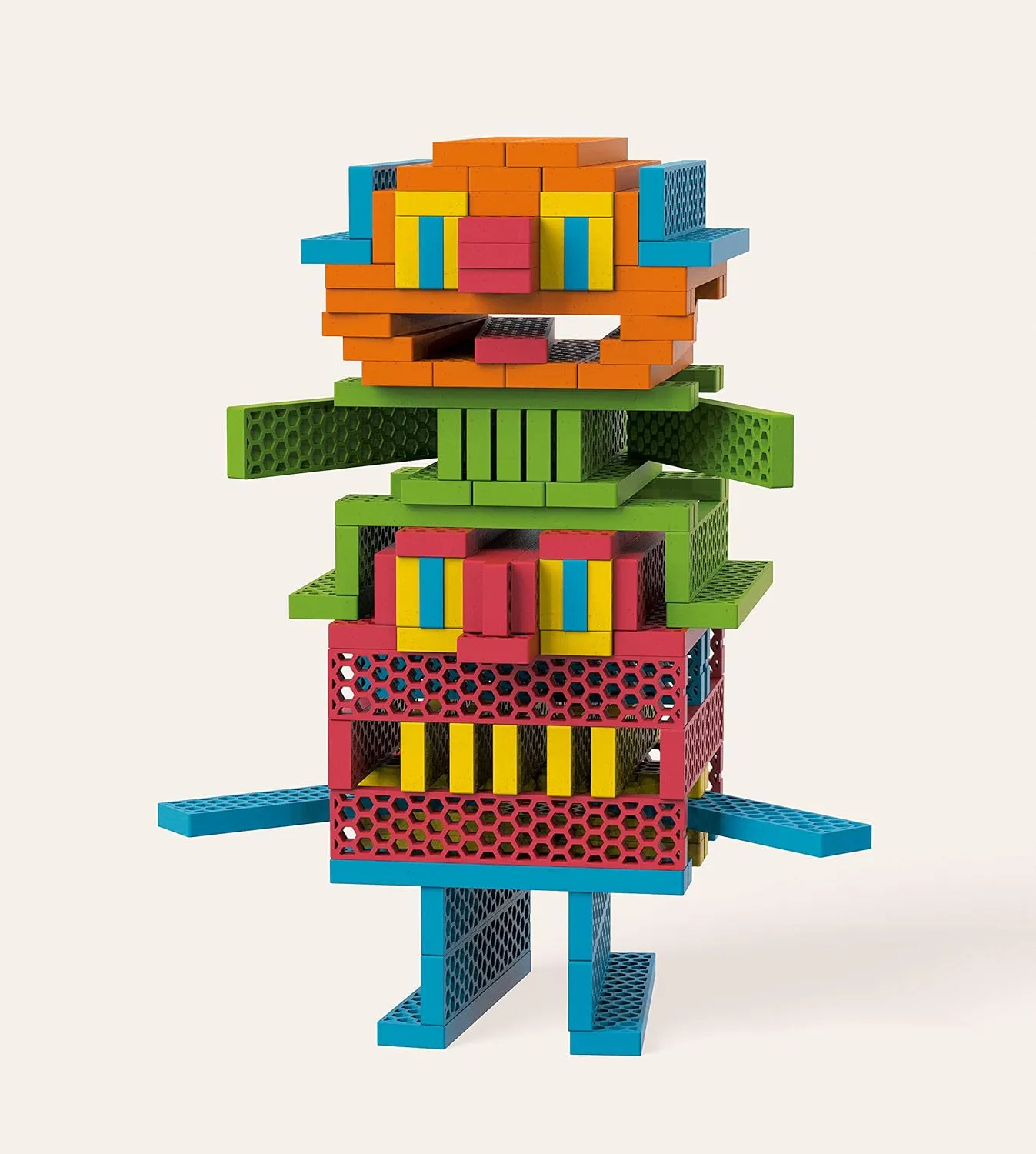 Tegu 40 Piece Perfect Blocks Building Set Green & Blue (Amazon Exclusive)