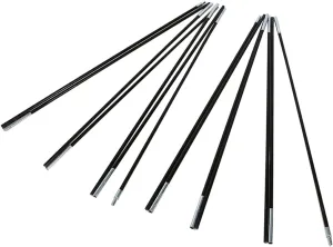Tent Poles, Replacement Tent Poles Fiberglass Double Tent Pole Support Frames Kit Replacement Tent Poles Outdoor Tent Bar Tent Building Supporting Rod for Tarp, Tent, Awning,