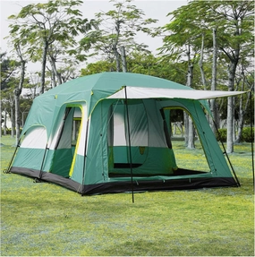 Tent 5 to 8 Persons Sun Protection,Ventilation Tent Practical Sturdy Family Camping Tent for Hiking Backpacking