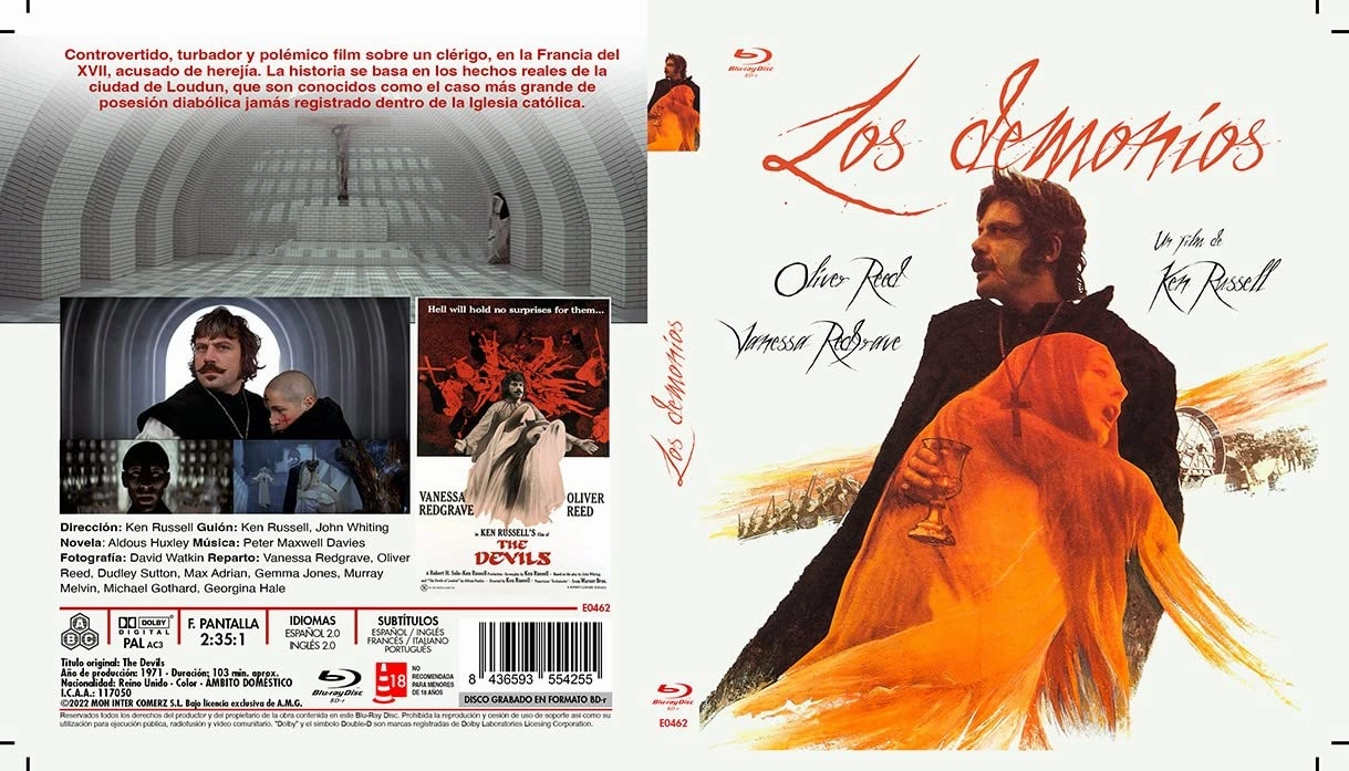 The Devils (1971) ( Ken Russell's Film of The Devils ) ( The Devils of Loudun ) [ Blu-Ray, Reg.A/B/C Import - Spain ]