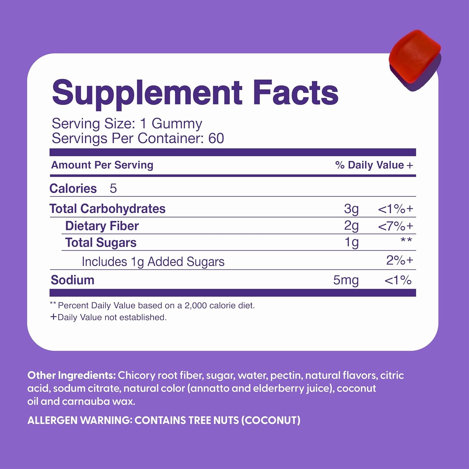 The Feel Great Vitamin Company Fiber Gummies for Kids for Digestive Support | Constipation Relief for Kids | Fruity Flavored Chewable Fiber Gummies | Vegetarian Supplements | 60 Day Supply