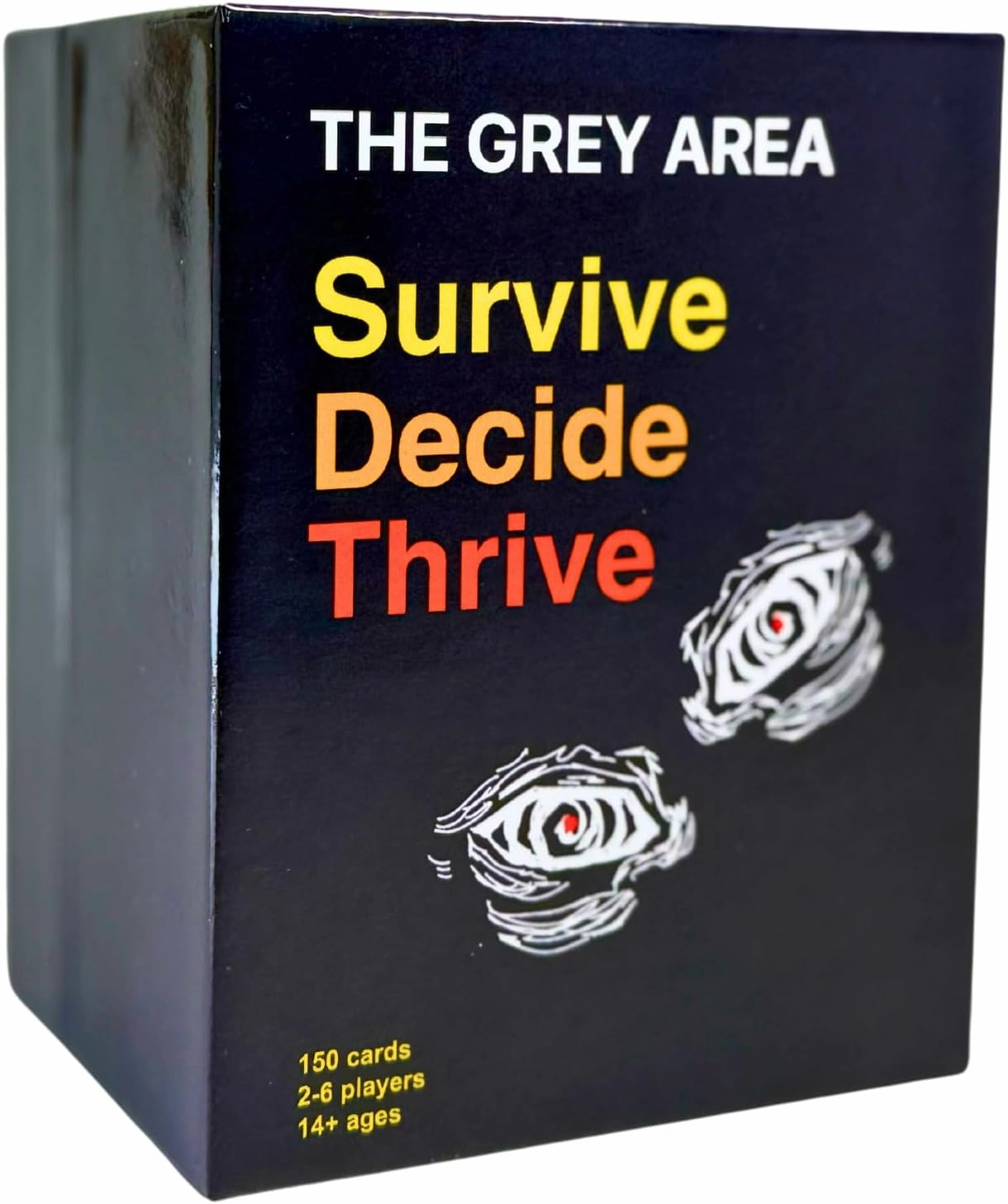 The Grey Area Card Game – 150 Decision Making and Survival Questions for Adults, Teens, and Couples – Fun Party Game & Conversation Starter for Game Night, Ages 14 , 2-6 Players