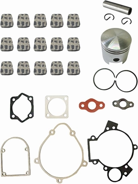 The Piston Set & Cluth Pads& Gasket Set for 66cc 80cc Motorized Bike