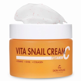 THE SKIN HOUSE Vita Snail Cream 50ml l 90% of natural snail mucine, 2% of Niacinamide, Vitamin C  Vitamin E| Clean Beauty, Paraben Free, Cruelty Free (1.69 fl.oz)
