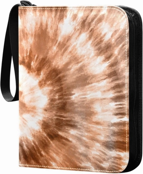 Tie-dye-colorful Trading Card Protectors Holder Collectible Album for Sports Card Collection Storage 400 pockets Game Card Binder, JDJSDJJJ823158