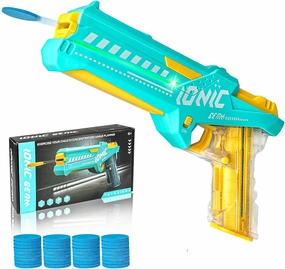 Toy Gun, Electric Soft Bullet Toy Gun for Boys - Automatic Toy Foam Blaster with Sound & Light - Sturdy Gun Toy Gift Box for Christmas Birthday Present for Boys Girls Adults Age 3 