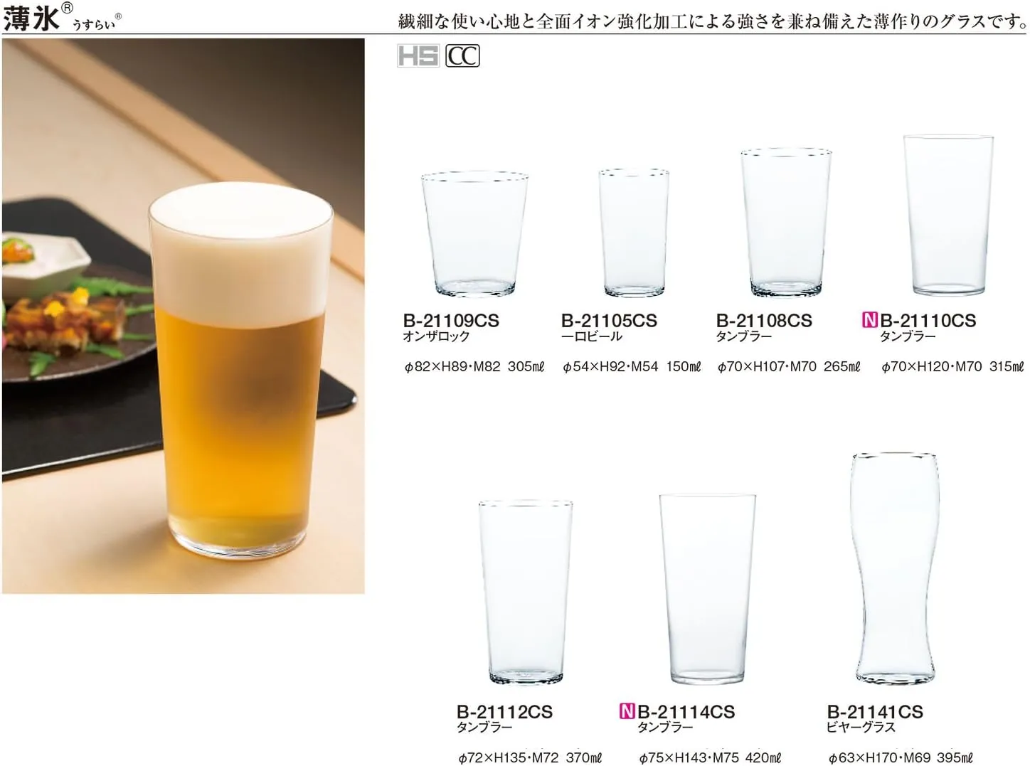 Toyo Sasaki Glass B-21114CS Whiskey Glass, Rock Glass, Thin Ice, 14.2 fl oz (420 ml), Pack of 6, Shatter Resistant, Cup, Dishwasher Safe