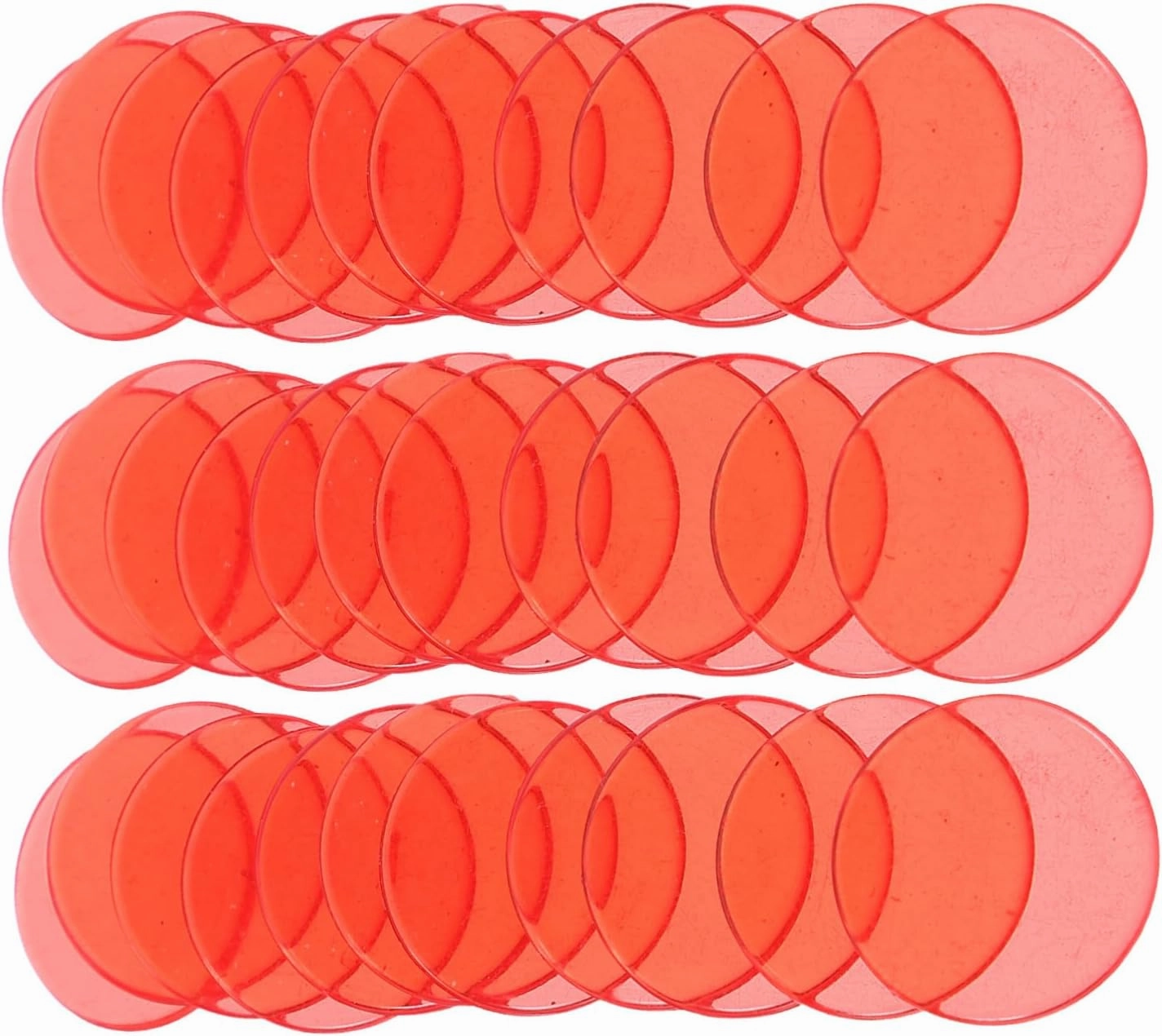 Toyvian 200 Pcs Bingo Slices Reward Chips Clear Balls Bingo Chips for Games Colors Bingo Chips Plastic Poker