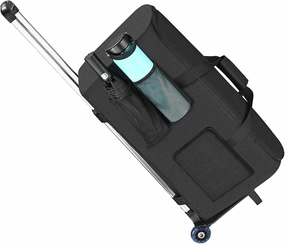 Travel Case for PartyBox Club 120 Portable Party Speaker,Trolley bag Compatible with PartyBox Club 110 & Accessory-Portable Push-pull Carry (Black)