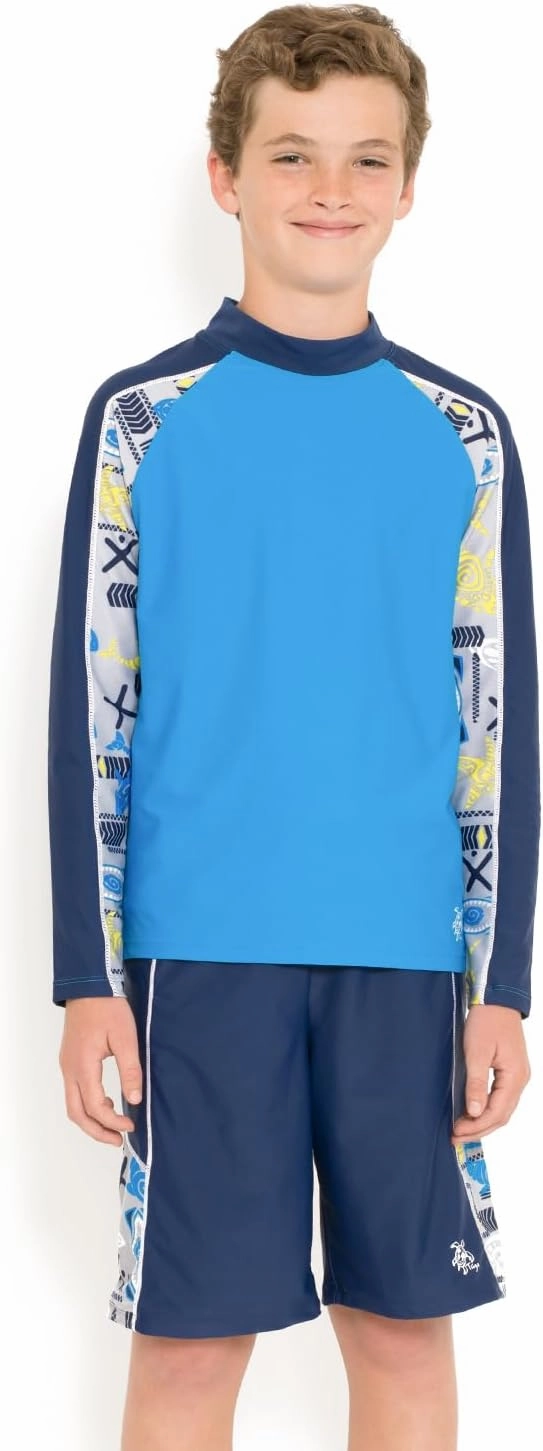 Tuga Boys Board Shorts 2-14 Years, UPF 50  Sun Protection Swim Short