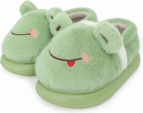 TXJ Sports Toddler Slippers Plush Warm House Slippers Anti-Skid House Shoes Indoor Outdoor for Boys Girls Kids