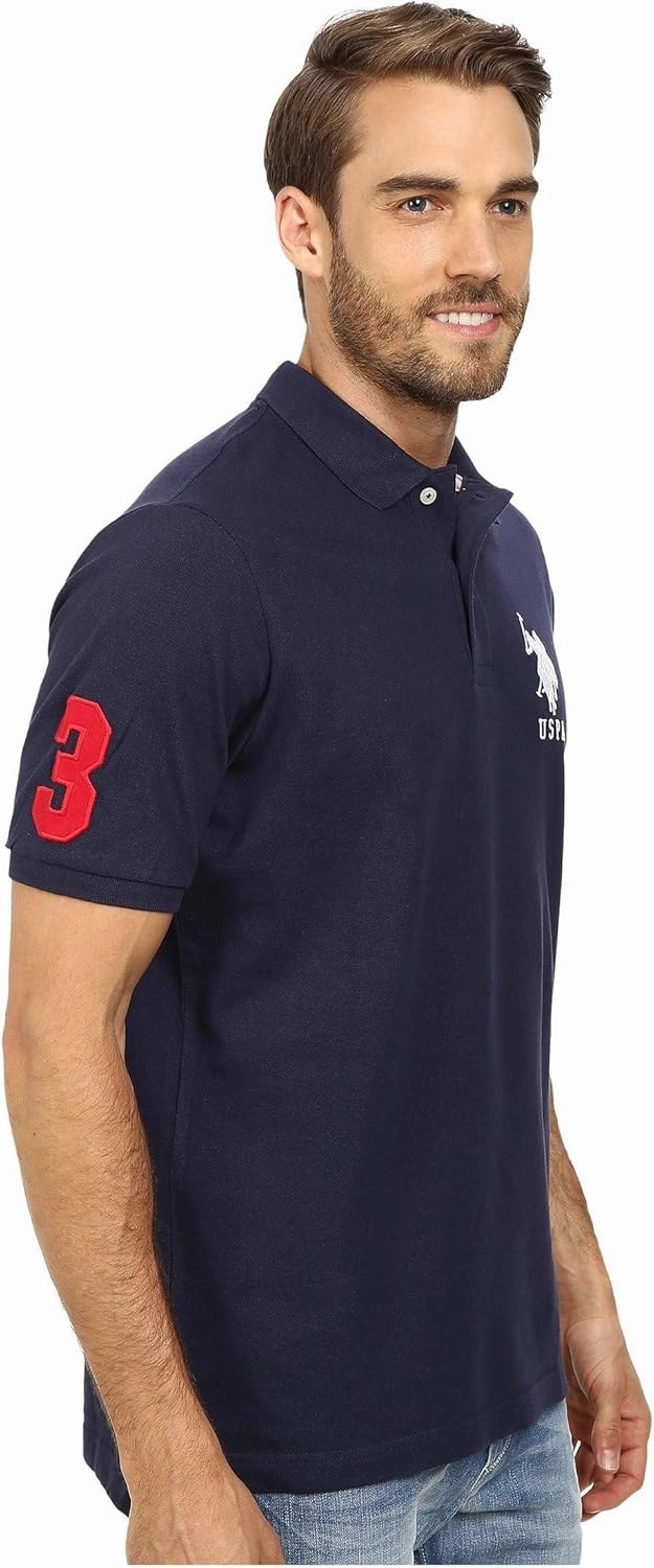 U.S. Polo Assn. Men's Solid Pique Polo Shirt