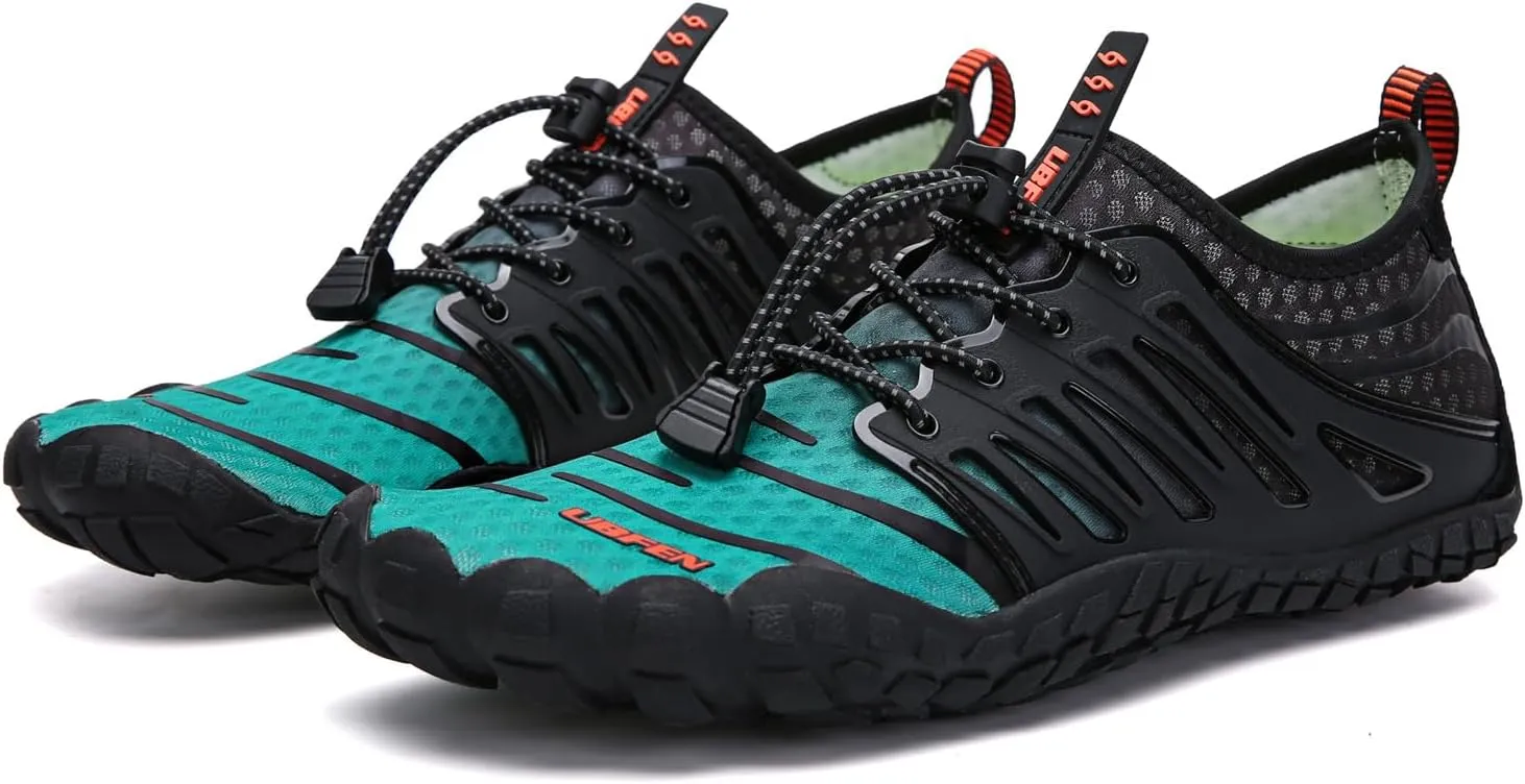 UBFEN Water Shoes Aqua Swim Shoes Mens Womens Beach Sports Quick Dry Barefoot for Boating Fishing Diving Surfing