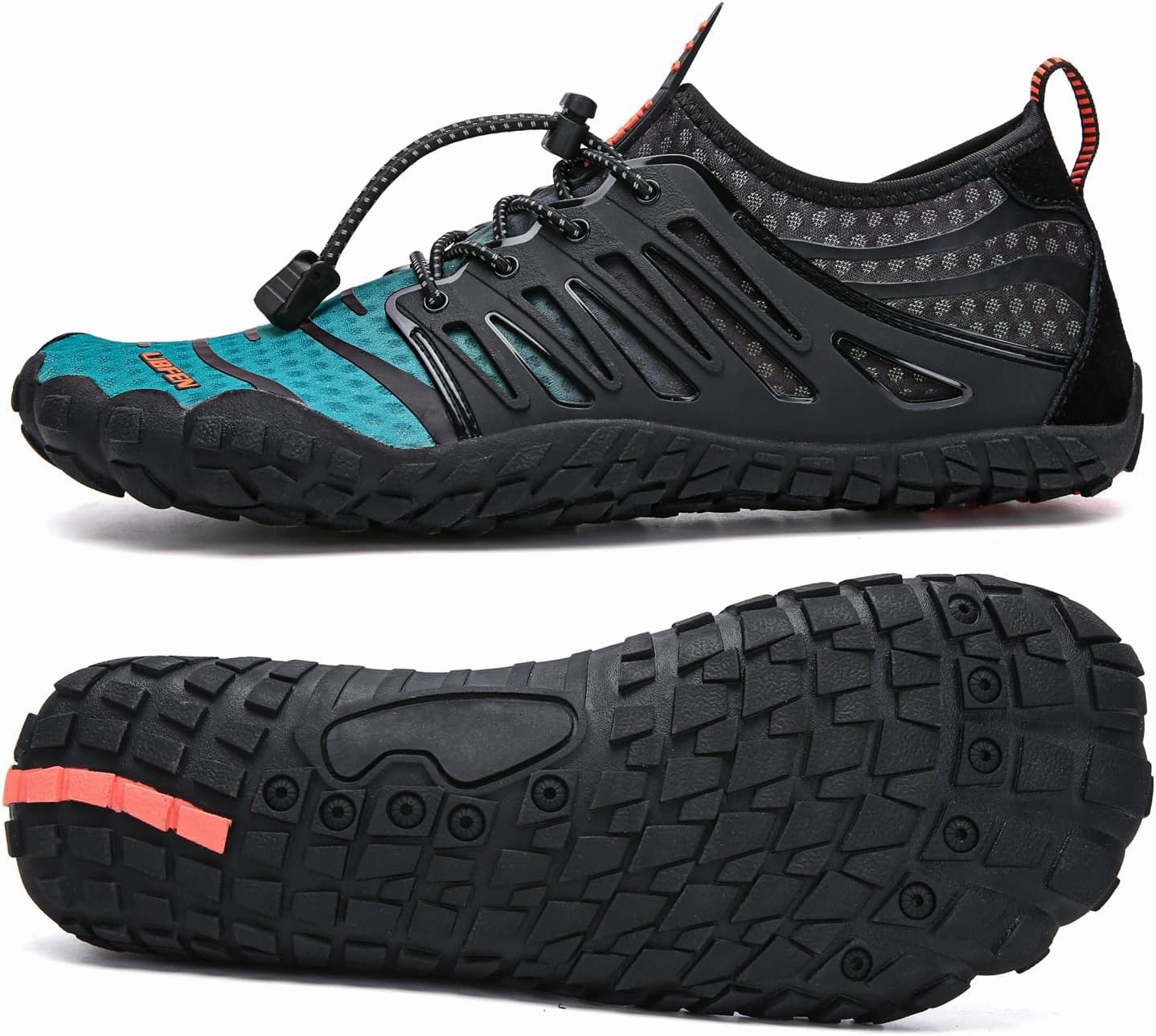 UBFEN Water Shoes Aqua Swim Shoes Mens Womens Beach Sports Quick Dry Barefoot for Boating Fishing Diving Surfing