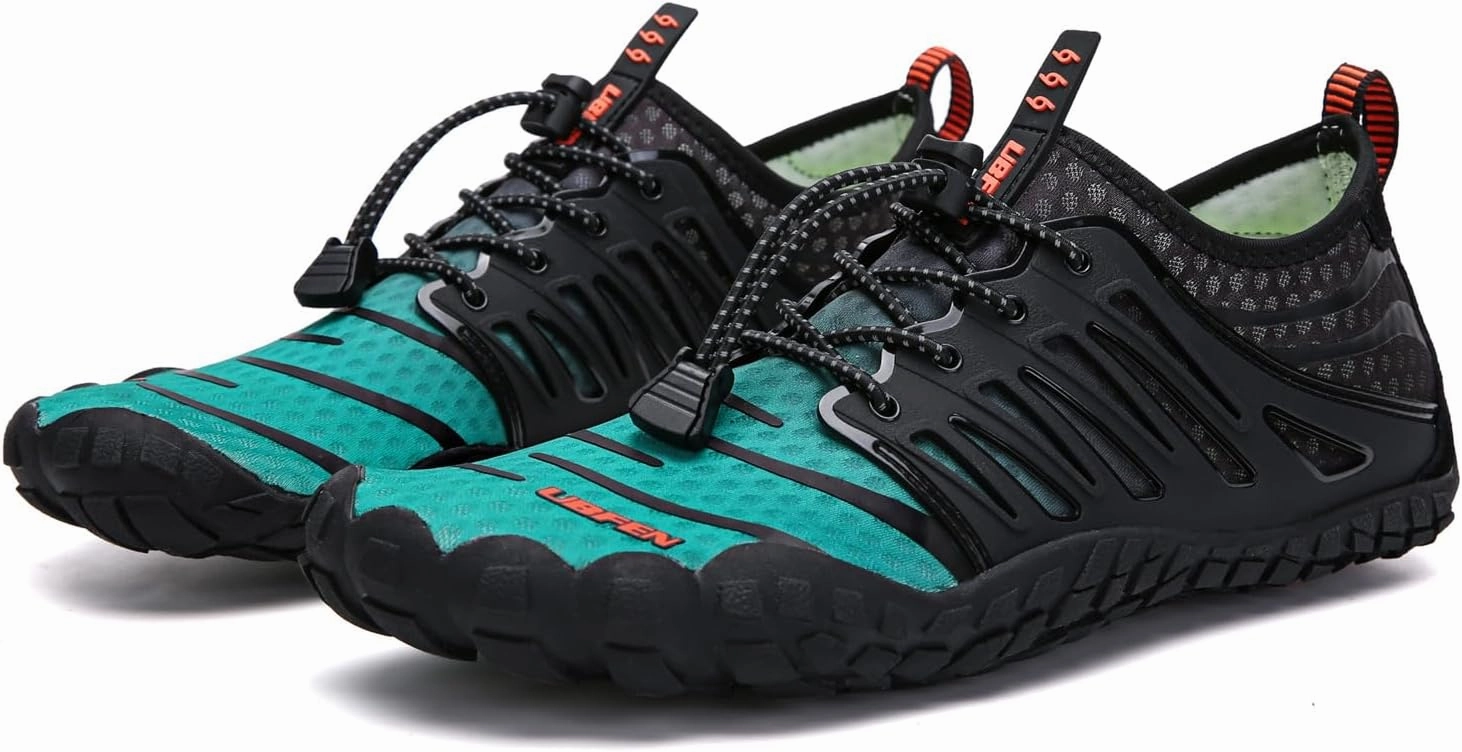 UBFEN Water Shoes Aqua Swim Shoes Mens Womens Beach Sports Quick Dry Barefoot for Boating Fishing Diving Surfing