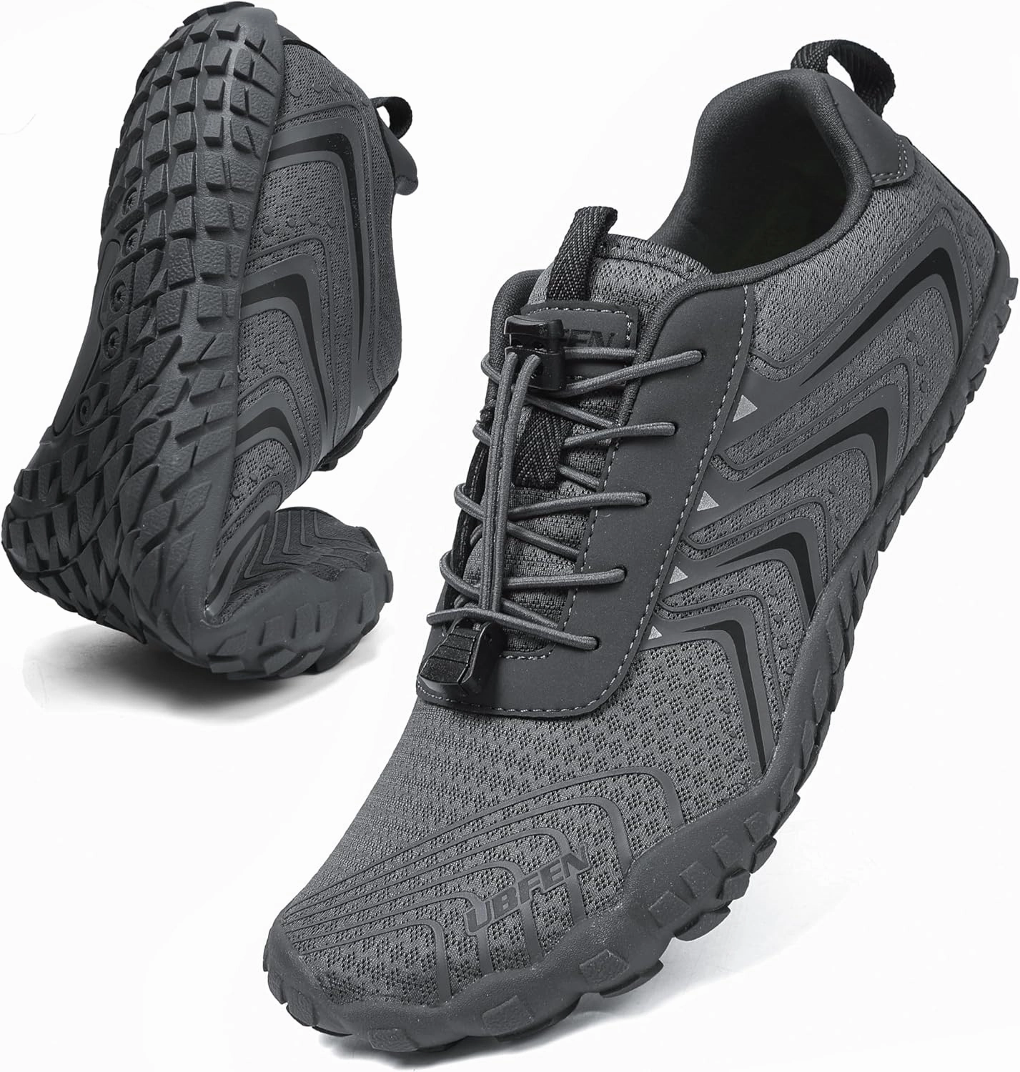 UBFEN Water Shoes Aqua Swim Shoes Mens Womens Beach Sports Quick Dry Barefoot for Boating Fishing Diving Surfing