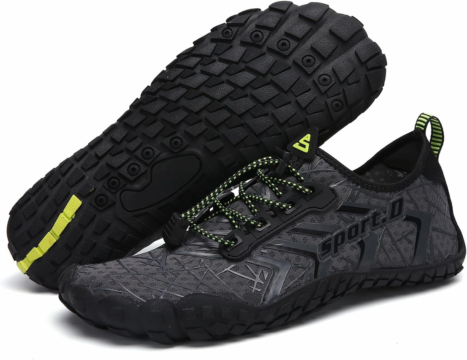 UBFEN Water Shoes Aqua Swim Shoes Mens Womens Beach Sports Quick Dry Barefoot for Boating Fishing Diving Surfing