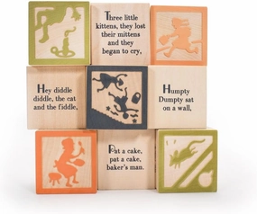 Uncle Goose Nursery Rhyme Blocks - Made in The USA