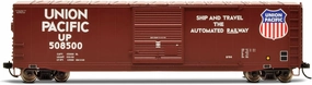 Union Pacific Railroad Box Car with Sliding Door Running Number #508500 HO Scale Train Rolling Stock HR6633A