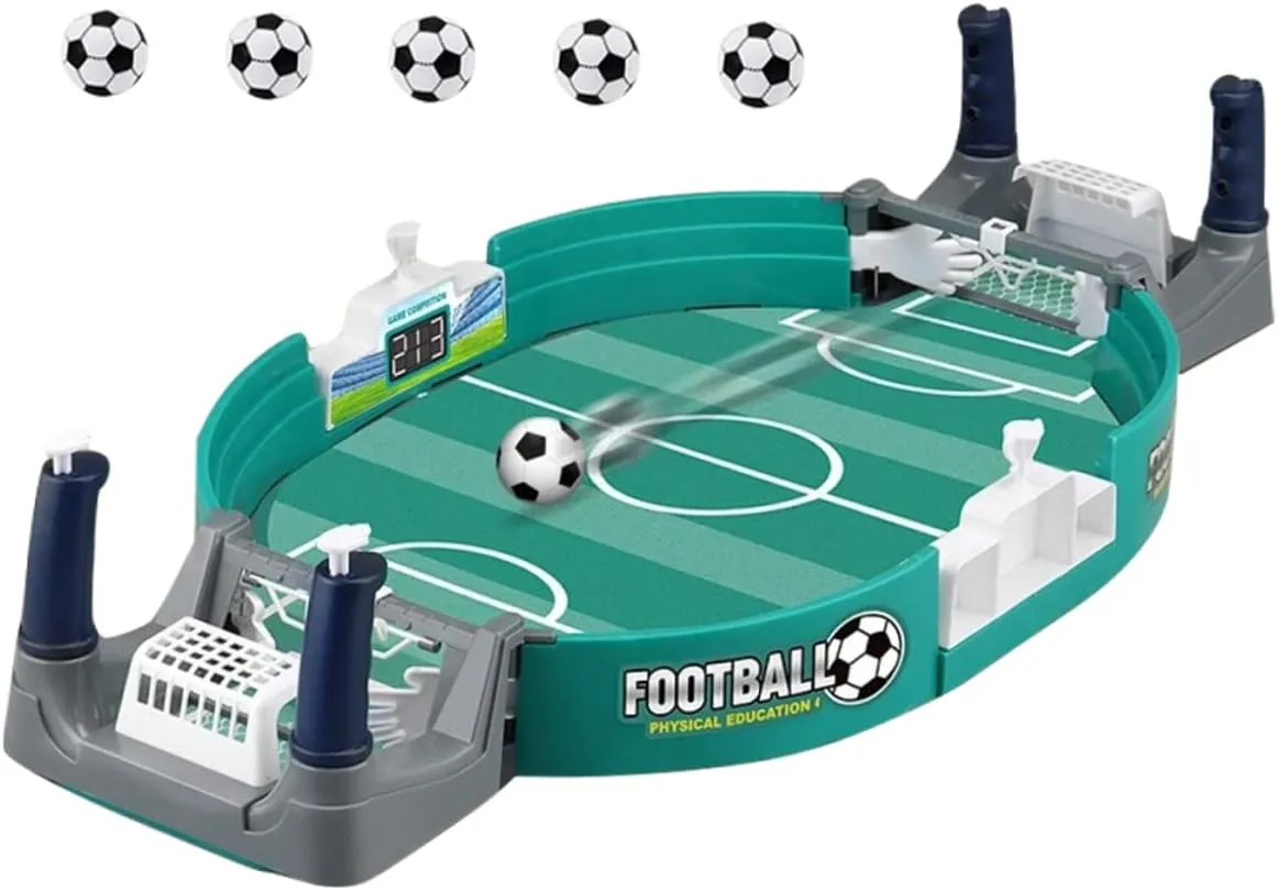 Upgrade Table Soccer Game for Boys and Girls 1 Set Mini Soccer Game Materials