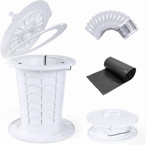 Upgrade Retractable Portable Toilet Travel Toilet Adjustable Height