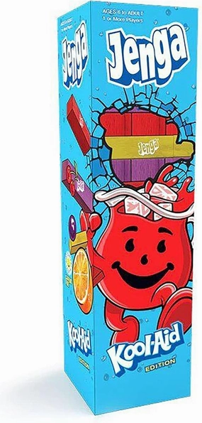 USAOPOLY Jenga Kool-Aid Edition Party Game