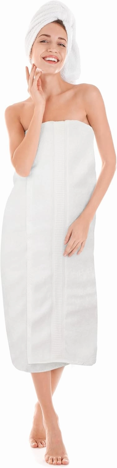 Utopia Towels Luxurious Jumbo Bath Sheet 2 Piece, 600 GSM, 35 by 70 Inches, 100% Ring Spun Cotton, Highly Absorbent and Quick Dry Extra Large Bath Towel, Super Soft Towel, White