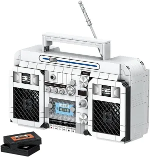 Uvini Adult Building Set, Classic Retro Series Radio, Adult Building Set, Construction Brick Set Best Gift for Adult, Teens, Collectible Model to Build, 645pcs
