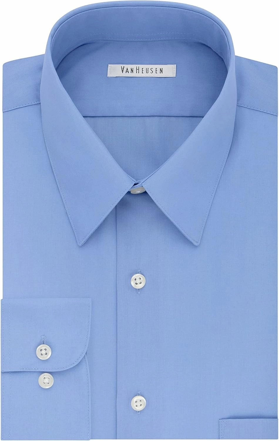 Van Heusen Men's BIG FIT Dress Shirts Poplin (Big and Tall)