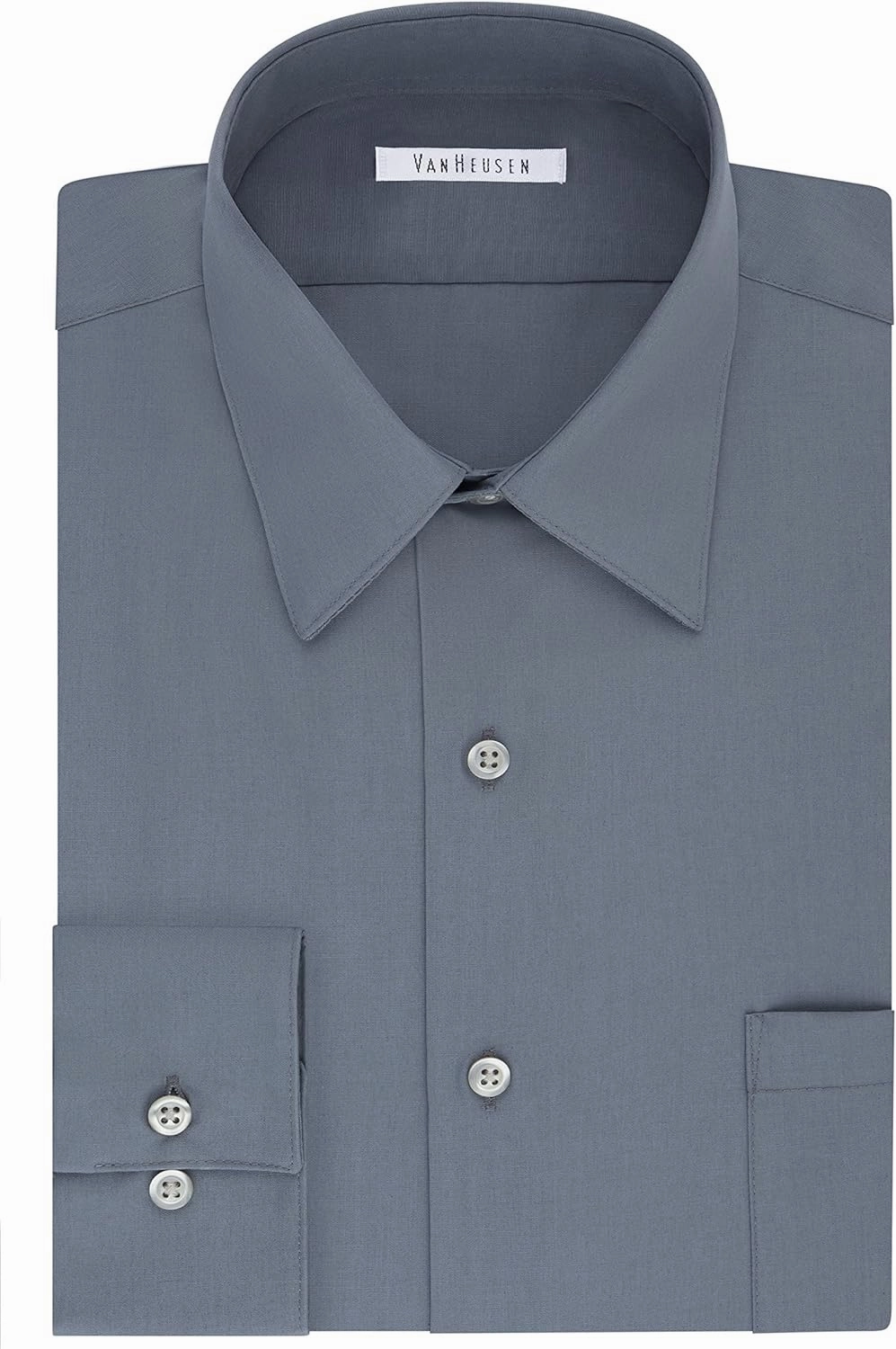 Van Heusen Men's BIG FIT Dress Shirts Poplin (Big and Tall)