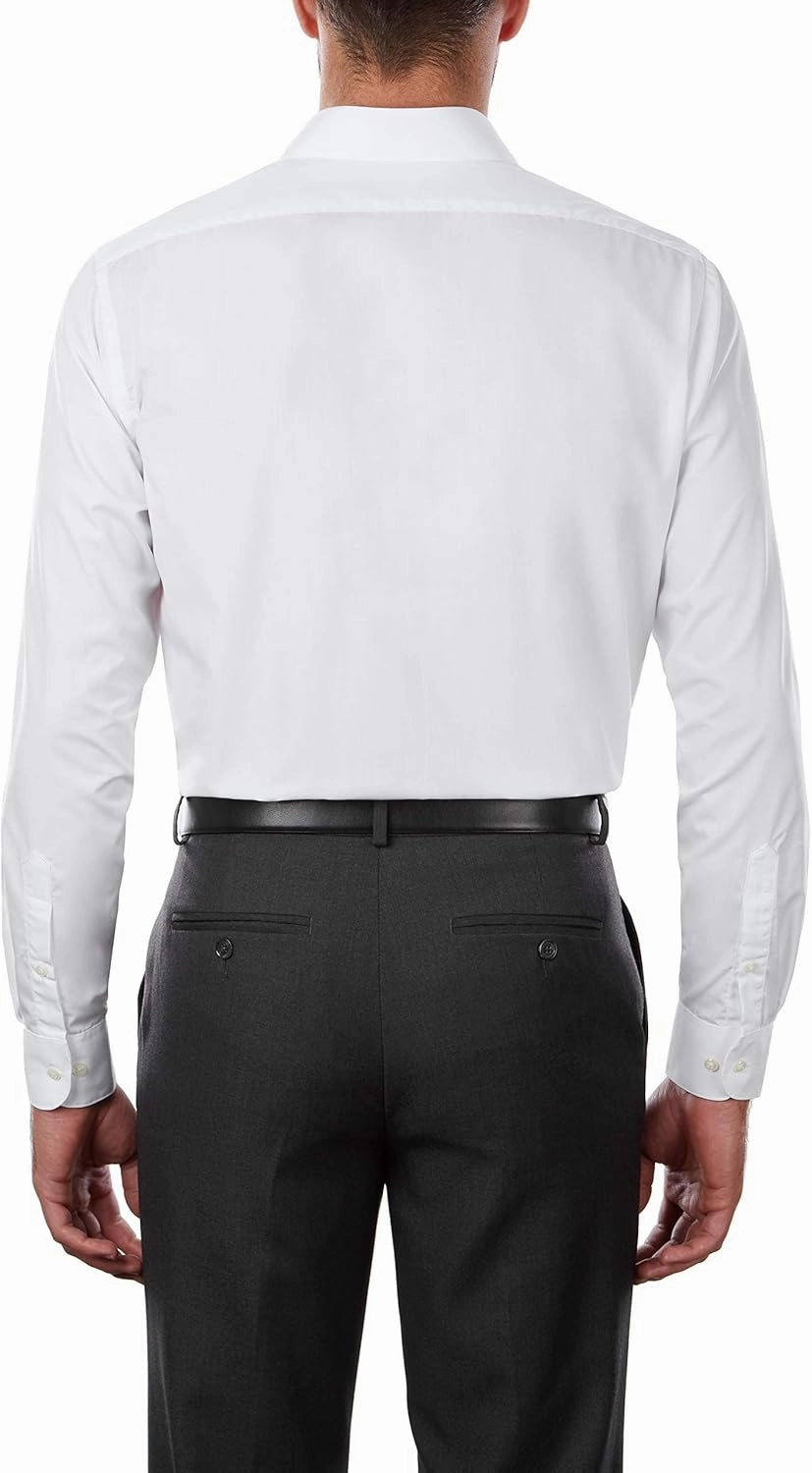 Van Heusen Men's Tall FIT Dress Shirts Poplin
