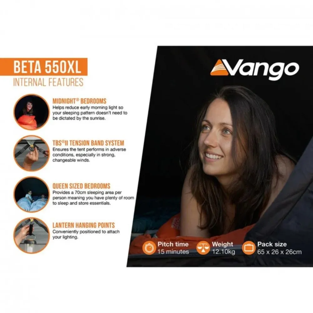Vango | Beta 5 Man Tent | 550XL