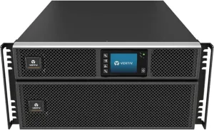 Vertiv Liebert GXT5 UPS with RDU101/Webcard - 6kVA 6kW 208 and 120V, Online Double Conversion 4U Rack/Tower, Energy Star Certified, Lead Acid, Battery Backup, 1.0 Power Factor (GXT5-6000MVRT4UXLN)