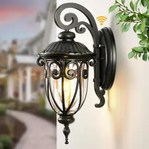 VIANIS Dusk to Dawn Porch Lights Outdoor, Outdoor Wall Lights Oil Rubbed Bronze, Waterproof Outside Lights for House, House, Entryway, Porch, Garage, Anti-Rust, Vintage Style
