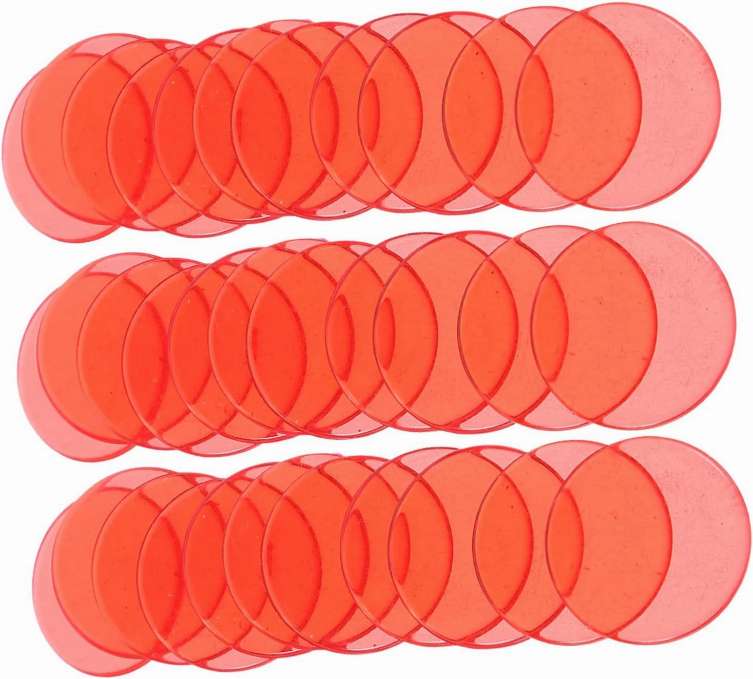 VICASKY 200 Pcs Bingo Slices Plastic Bingo Chips Game Bingo Chips Bingo Game Counters Bingo Accessories Small