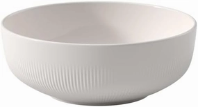 Villeroy & Boch Afina Gourmet Small Serving Bowl, Premium Porcelain, Made in Germany, Dishwasher and Microwave Safe, 7.75x 7.75x 3 in, Stackable, White