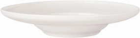 Villeroy & Boch Afina Wide Rimmed Soup Bowl, Premium Porcelain, Made in Germany, Dishwasher and Microwave Safe, 11.5 x 11.5 x 2.25 in, Stackable, White