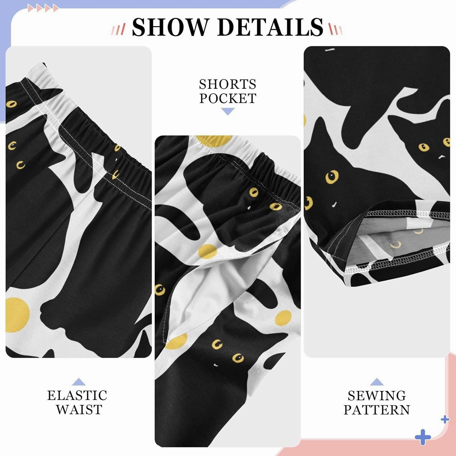 visesunny Joggers Pants for Boys Sweatpants Elastic Waist Animal Printed Long Bottoms Athletic Trousers with Pocket Size S-XL