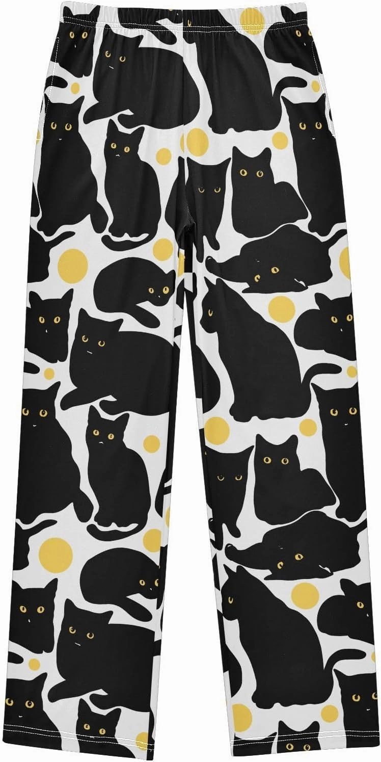 visesunny Joggers Pants for Boys Sweatpants Elastic Waist Animal Printed Long Bottoms Athletic Trousers with Pocket Size S-XL