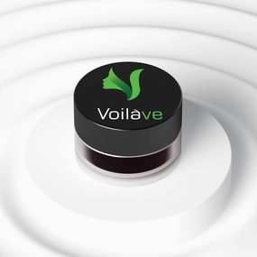 VoilaVe Black Brow Fix Gel - Long-Lasting Gel-Mousse Brow Builder – 0.0246oz/7g, Smudge-Proof, Waterproof, Argan Oil-Infused Eyebrow Enhancer for Full, Flawless Brows