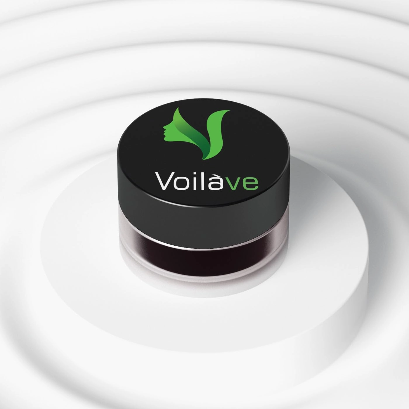 VoilaVe Black Brow Fix Gel - Long-Lasting Gel-Mousse Brow Builder – 0.0246oz/7g, Smudge-Proof, Waterproof, Argan Oil-Infused Eyebrow Enhancer for Full, Flawless Brows