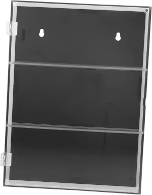 Wall Mounted Acrylic Sports Card Display Box Modern Organizer for Baseball Basketball Hockey Cards Capacity Protective Design for Collectible Card Showcase