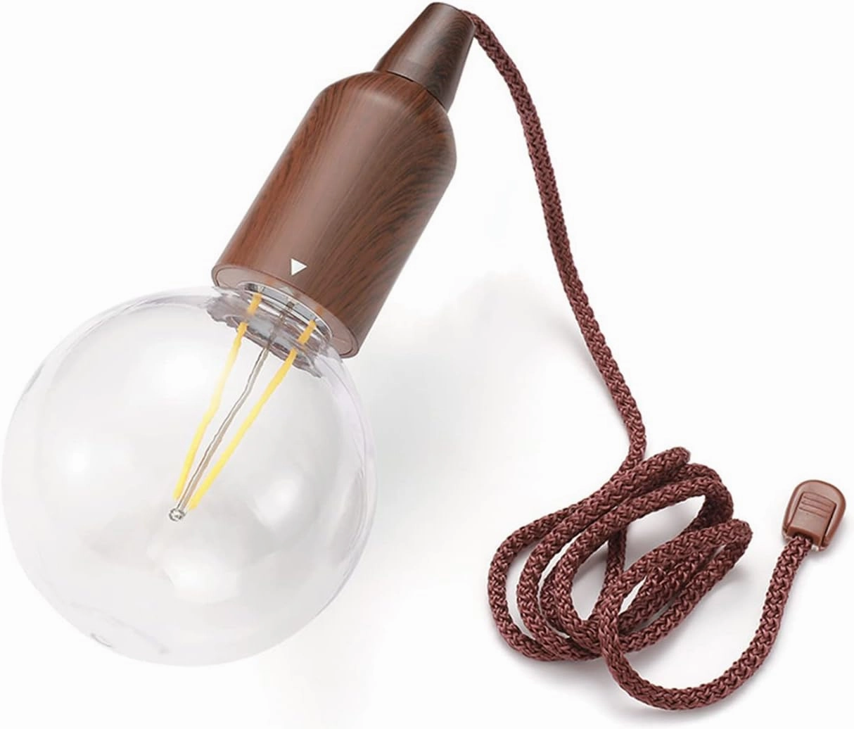 Waterproof Outdoor Tent Light Courtyard Pull Cord Light Decorative Hanging Light Battery Powered Light