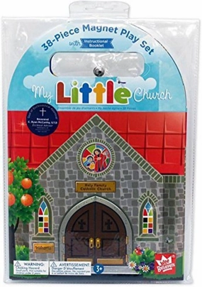 Wee Believers My Little Church 38 Piece Magnet Book Play Set