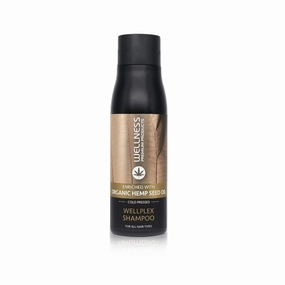 Wellness Premium Wellplex Hemp Infused Repair Shampoo | Restorative Formula for Damaged & Color-Treated Hair | Hydrates & Strengthens with Organic Hemp Seed Oil & Hyaluronic Acid | Vegan 500ml